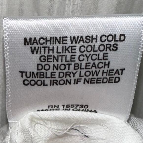 NWT Jane and Delancey White Butterfly Button Back Short Sleeve Shirt Size S - Picture 6 of 13